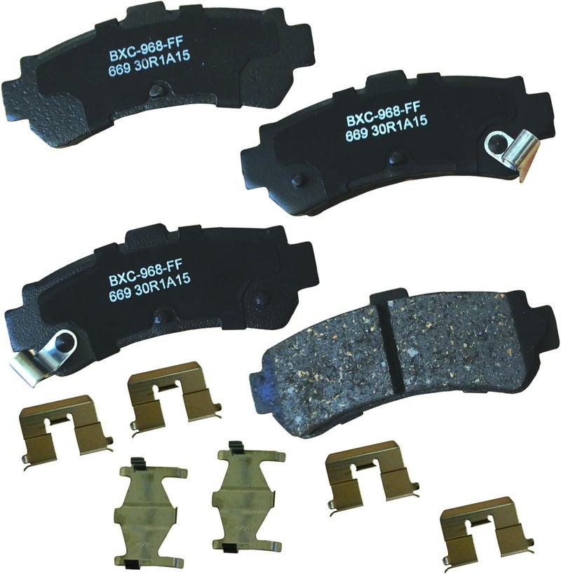 Bendix Premium SBC669 Ceramic Rear Brake Pads for Nissan 200SX 1998-1995, Lucino 2000-1996, Sentra 1999-1995 - Image 1